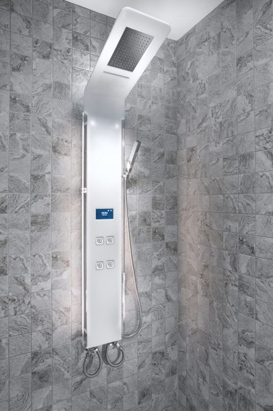 Spa-Style Shower with Multiple Heads